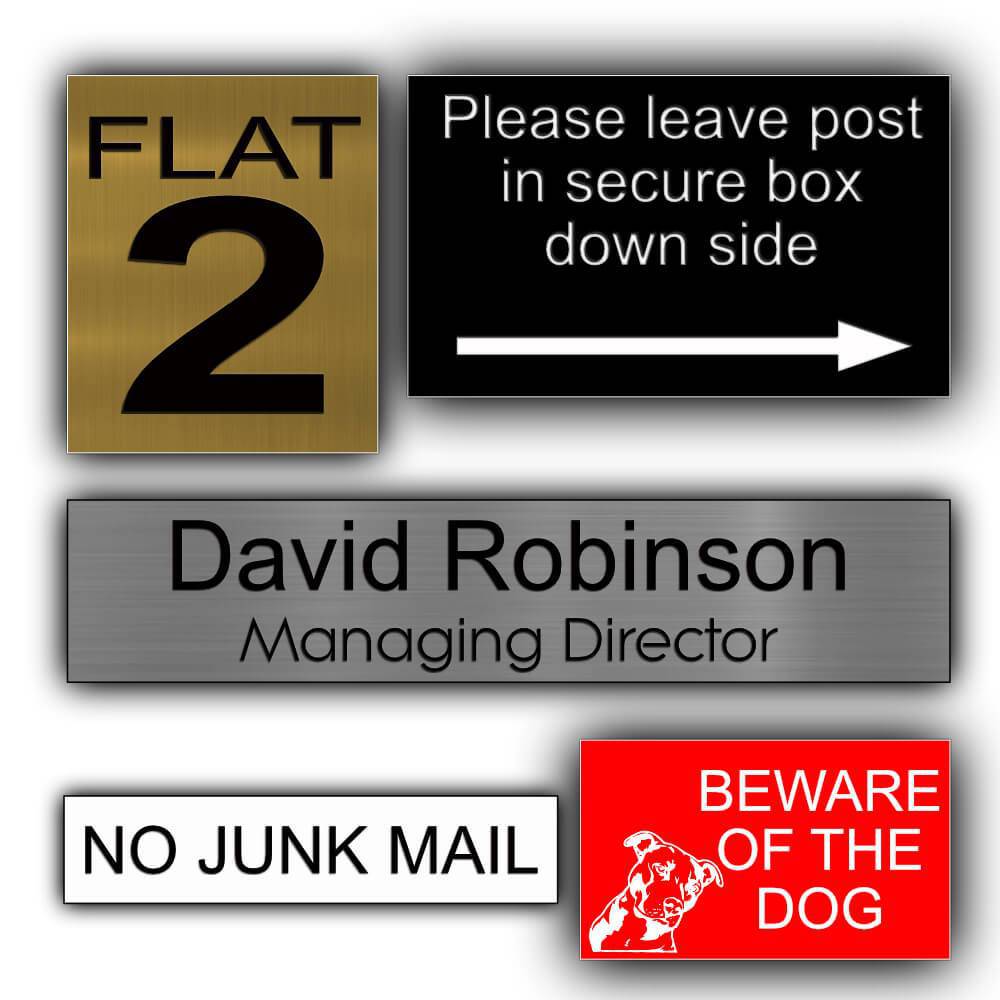 Plastic Engraved Signs - The Engraving Store