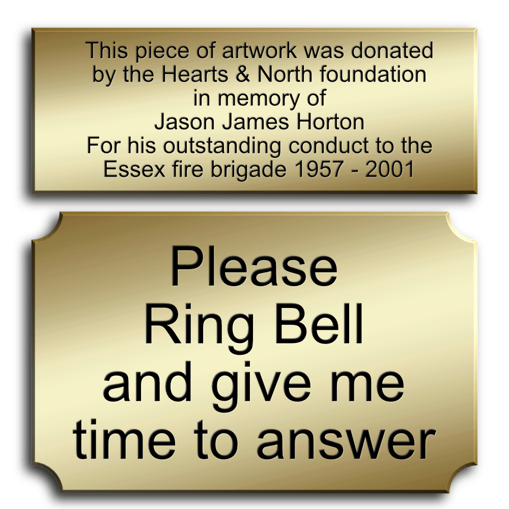 Lacquered Brass Plaques and Signs - The Engraving Store