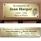 Memorial Plaque for Bench, Custom Engraved in Brass - The Engraving Store