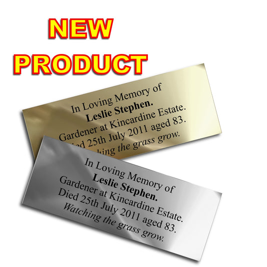 Mirror Finish Modified Acrylic Plaques and Signs - The Engraving Store