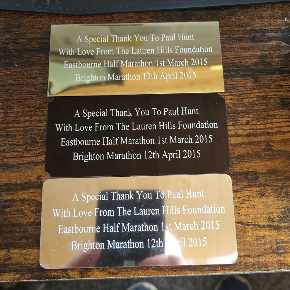 Self Adhesive Nameplates